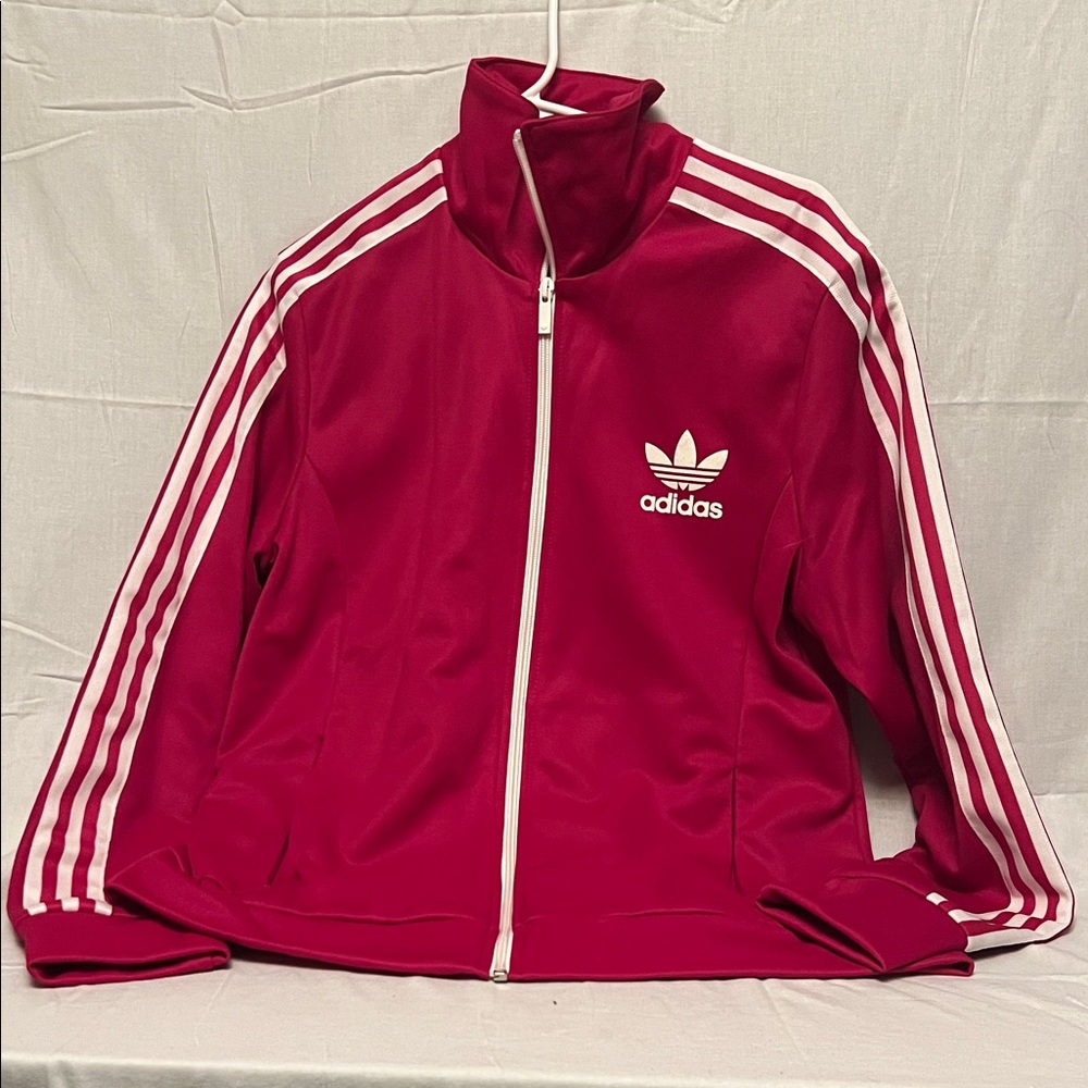Adidas Women's Pink Track Jacket